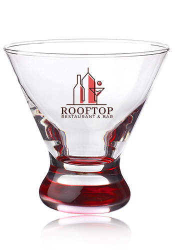 8.25 oz. Libbey Cosmopolitan Stemless Martini Glasses 11