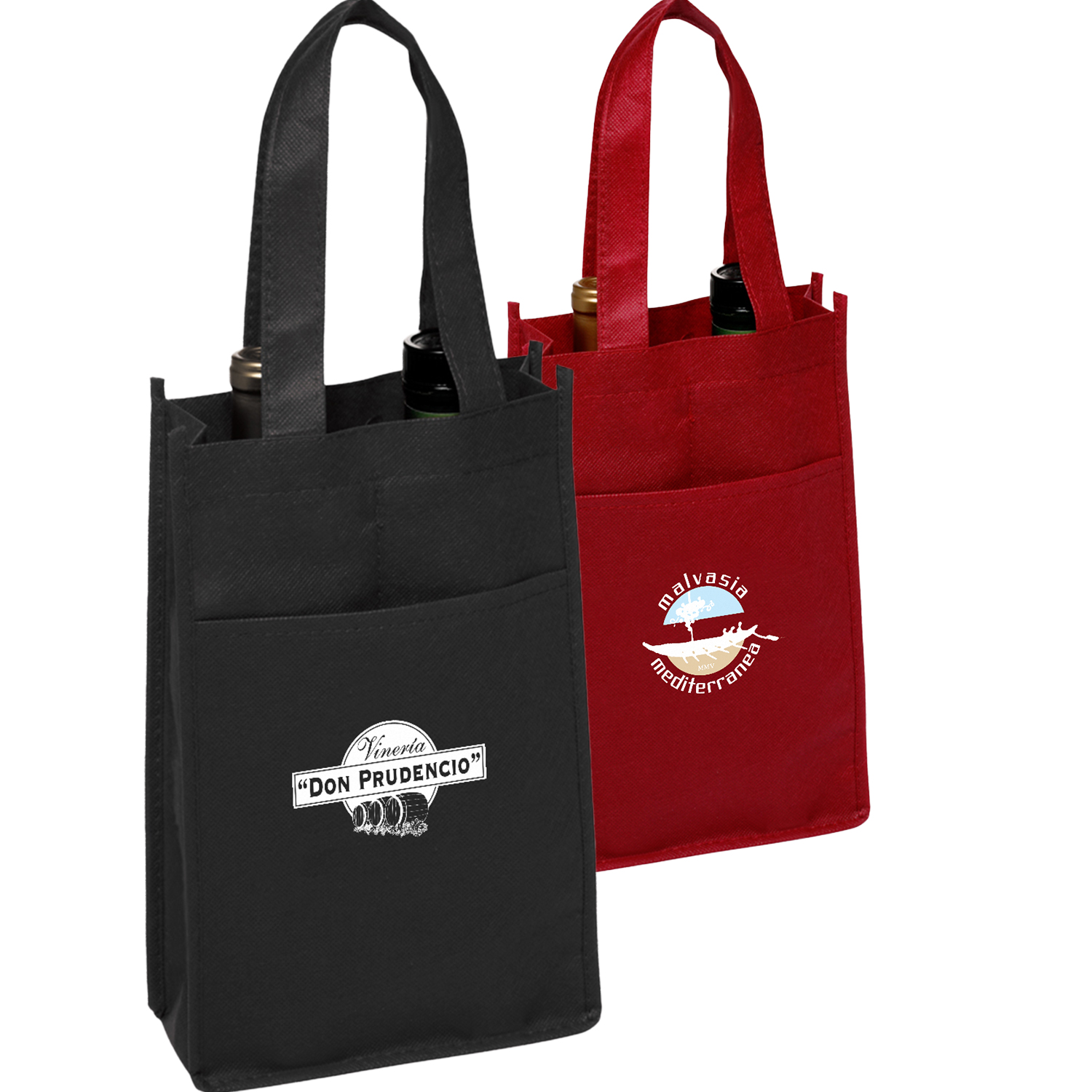 Non-Woven Vineyard Two-Bottle Wine Bag 1