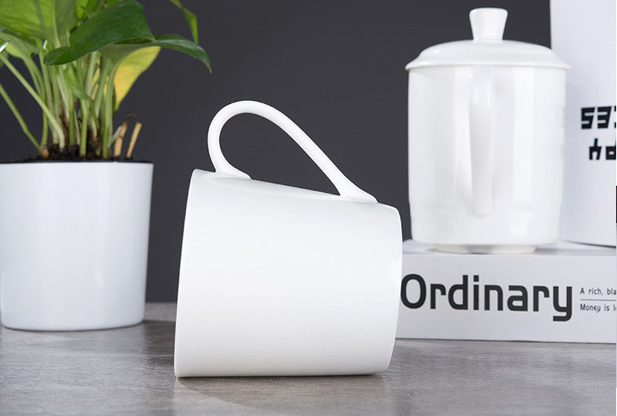 Simple Couple Ceramic Bone China Cup 2