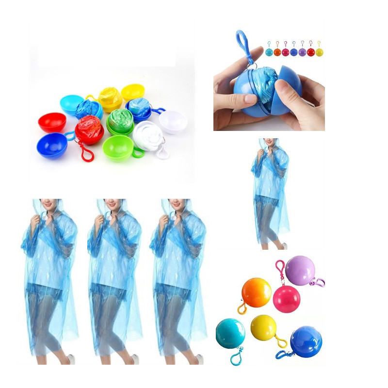 portable disposable raincoat