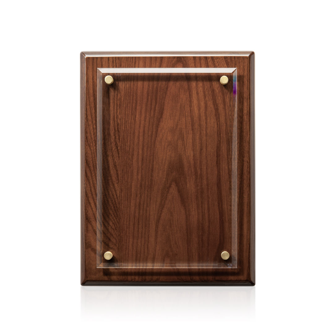 Caledon Plaque - Walnut/Gold 5