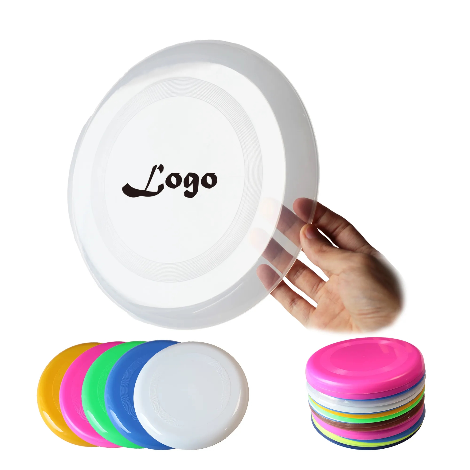 9" Transparent Flying Disc 3