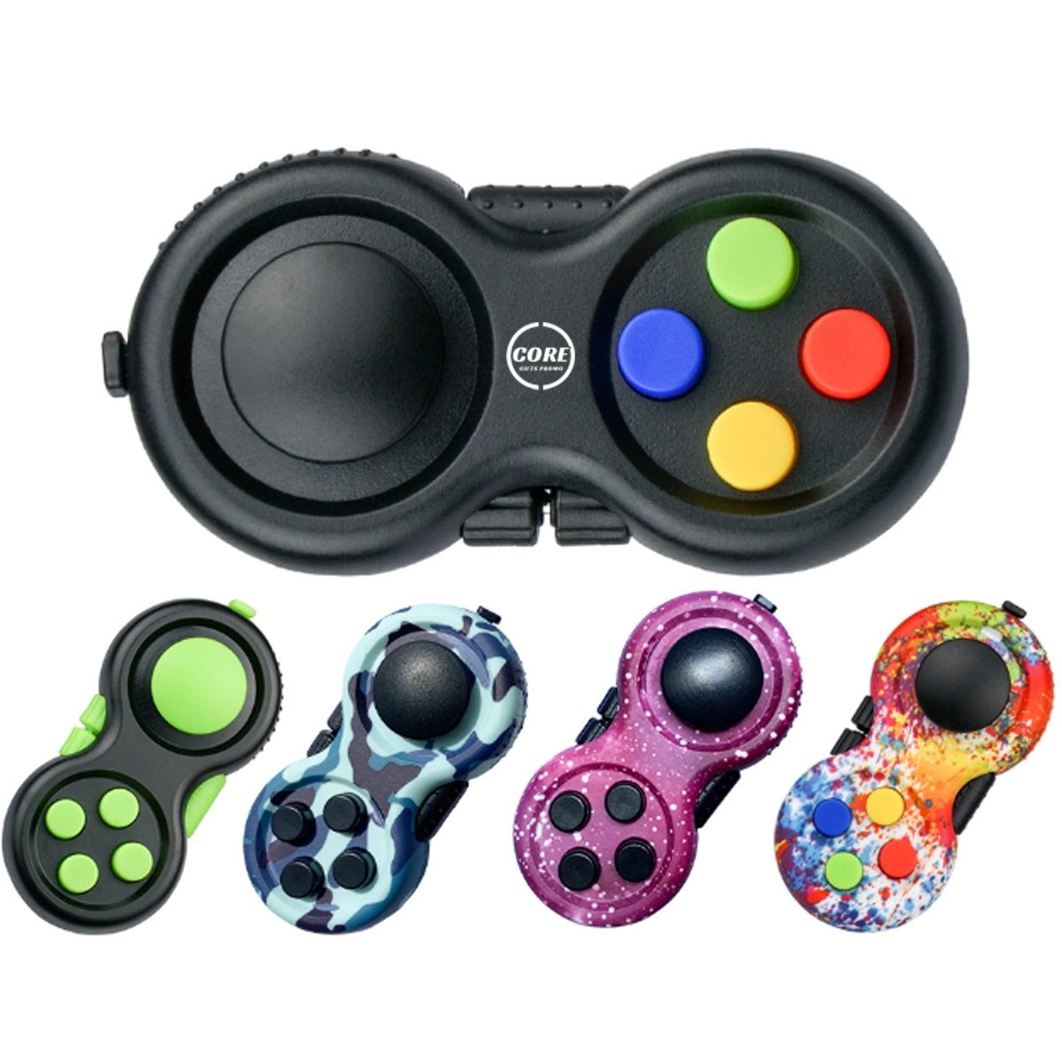 The Rubberized Classic Controller Game Pad Fidget Retro Toy 5