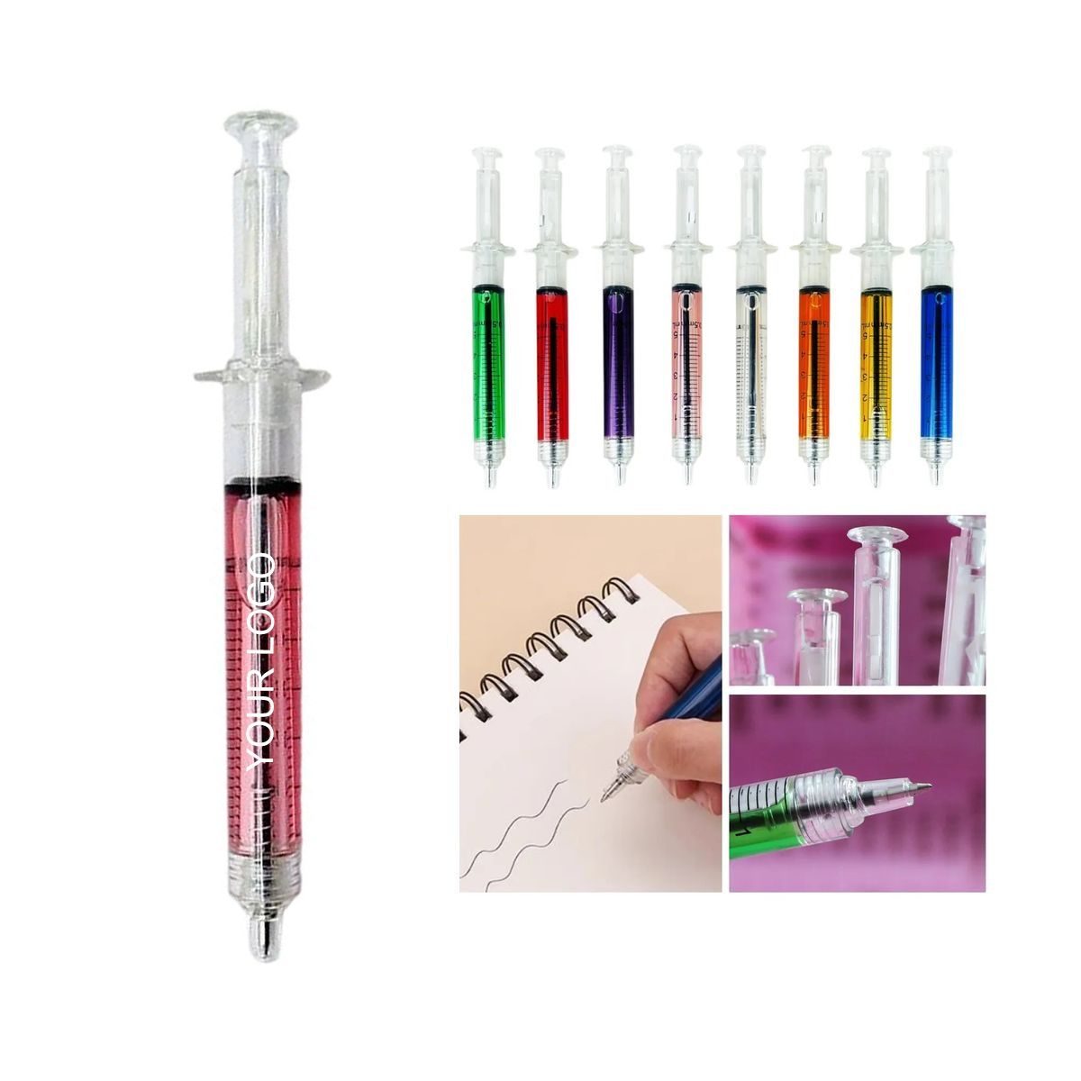 Custom Syringe Ballpoint Pen 5.71" x 0.4" for Medical-Themed Events 7