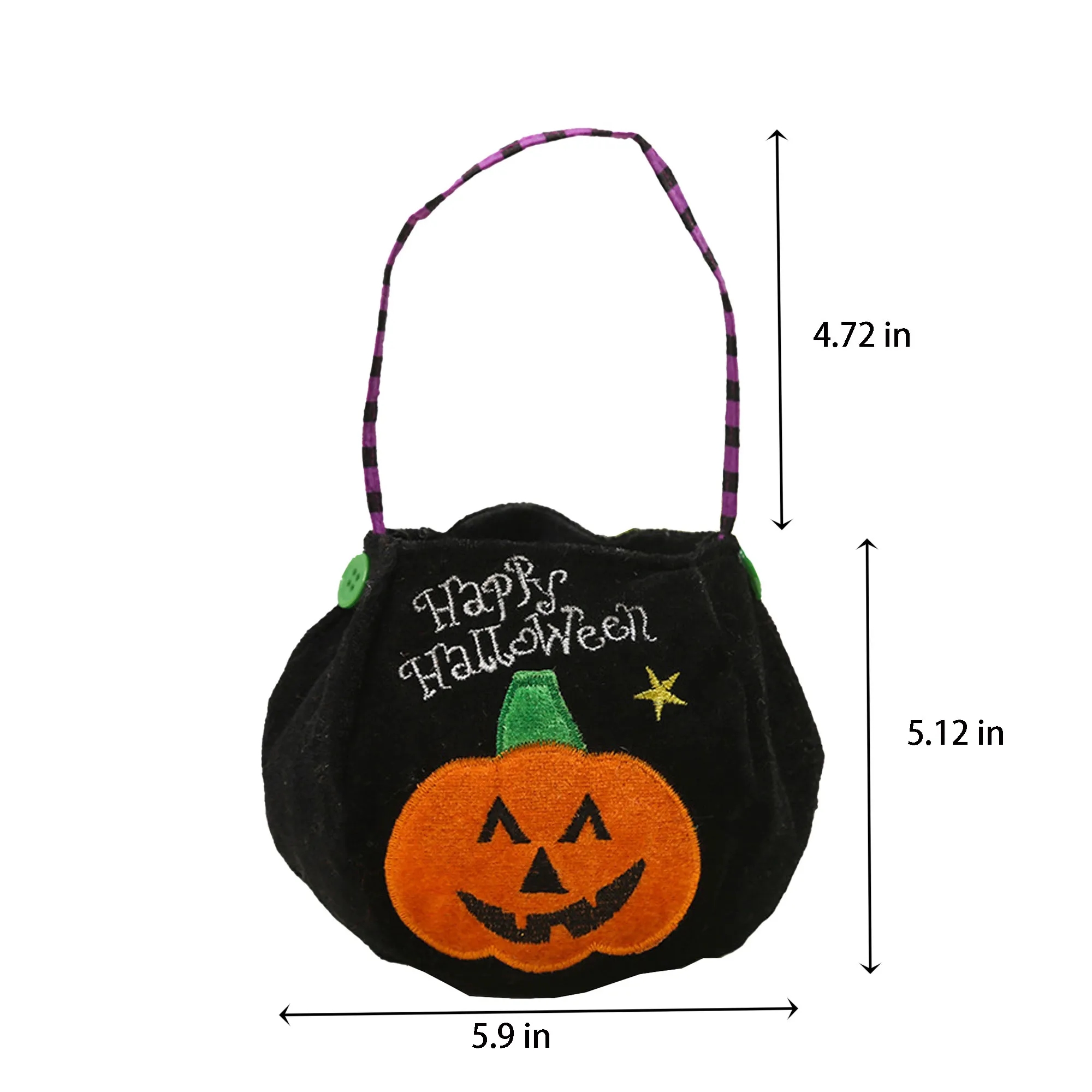 Halloween Trick or Treat pleuche Bag 2