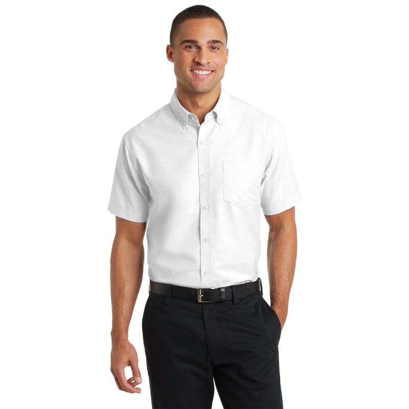Port Authority Short Sleeve SuperPro Oxford Shirt. 9