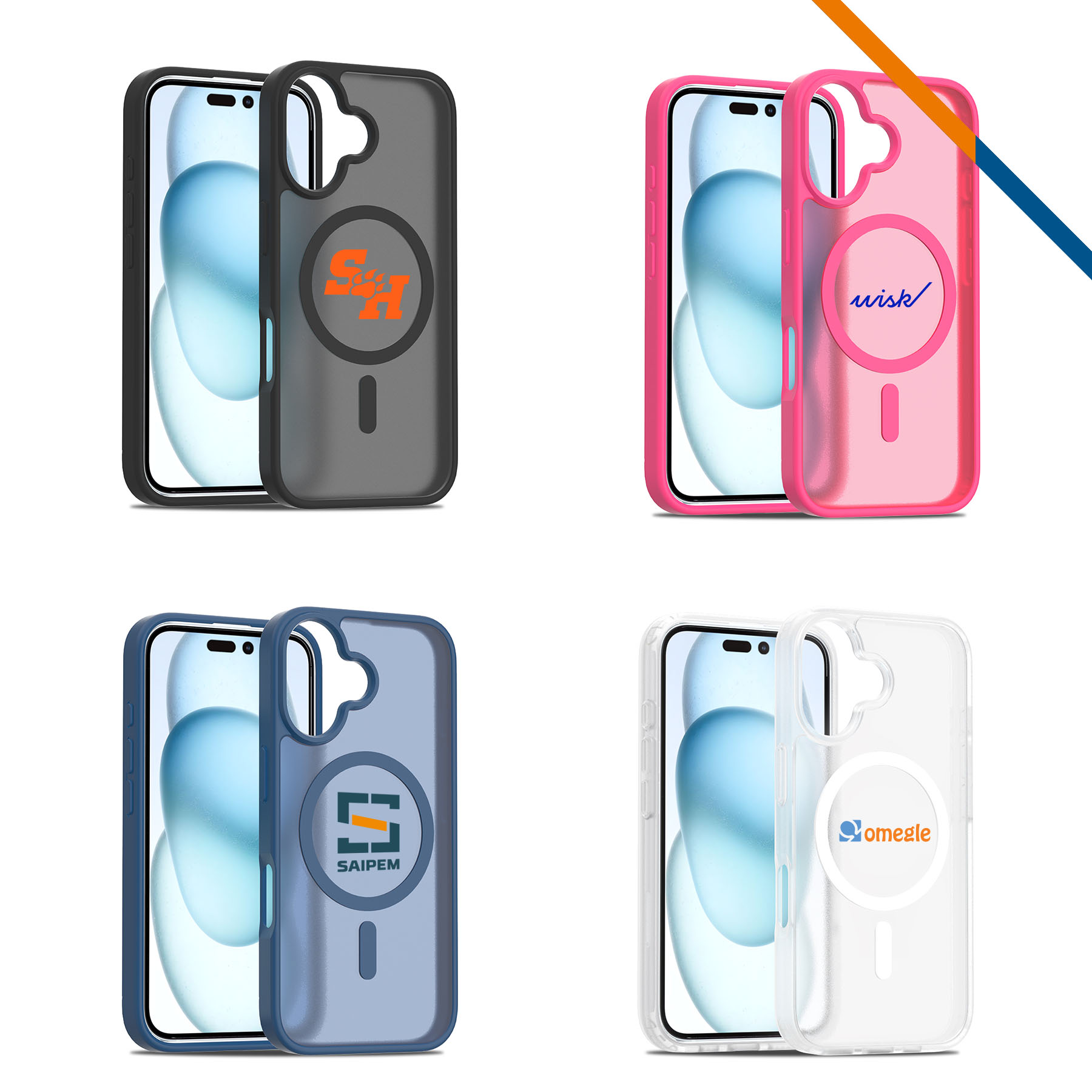 Hertha Magnetic Shockproof iPhone Case 16