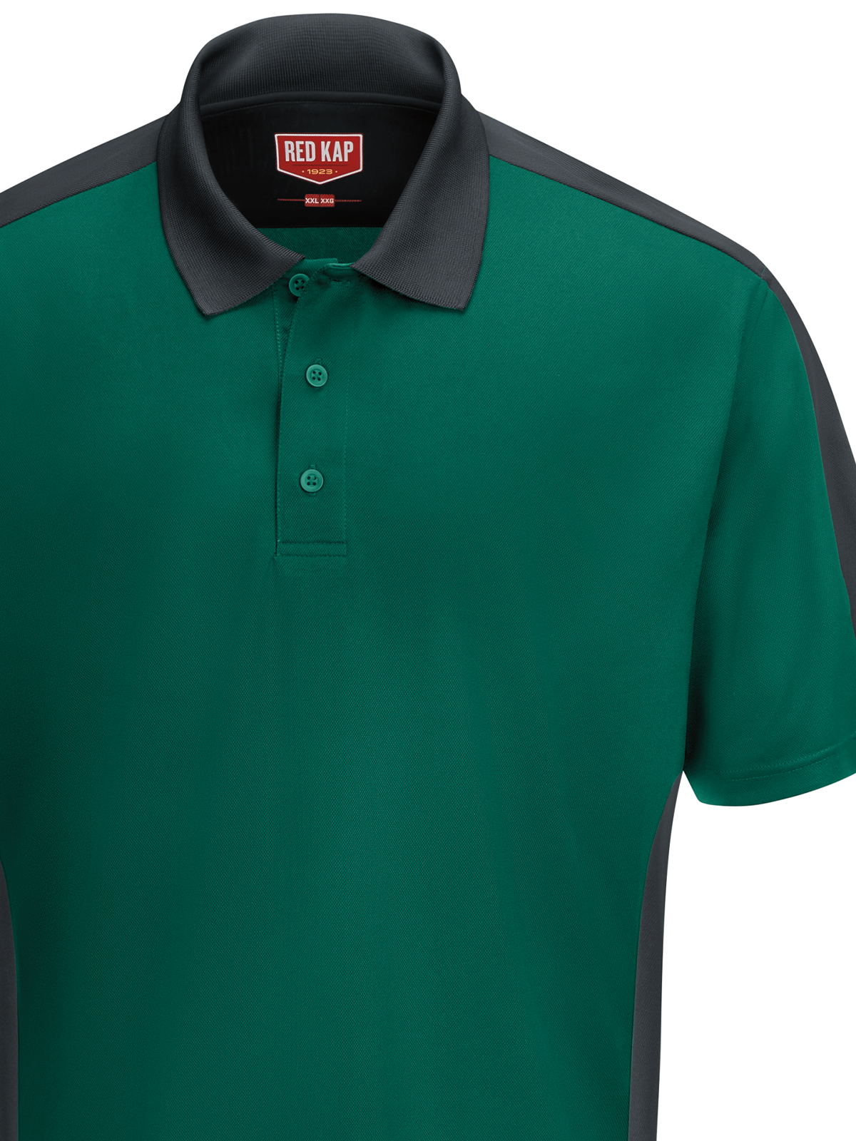 Red Kap Shirts - Men's Short Sleeve Performance Knit Two-Tone Polo 9