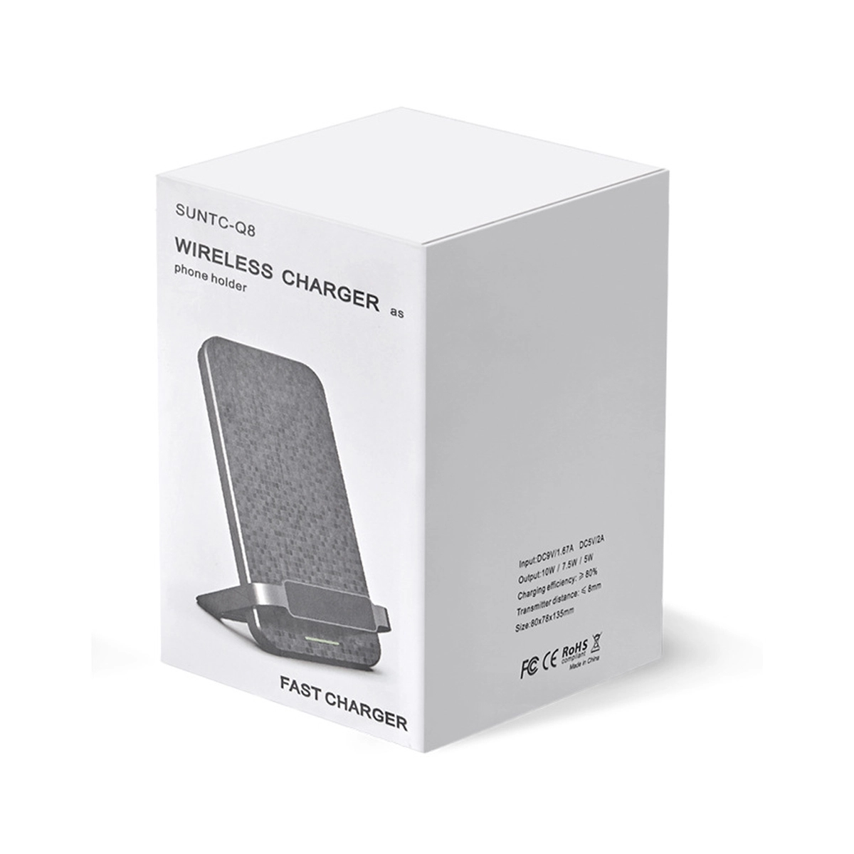 Customized Logo 10W Phone Stand Wireless Charger 6