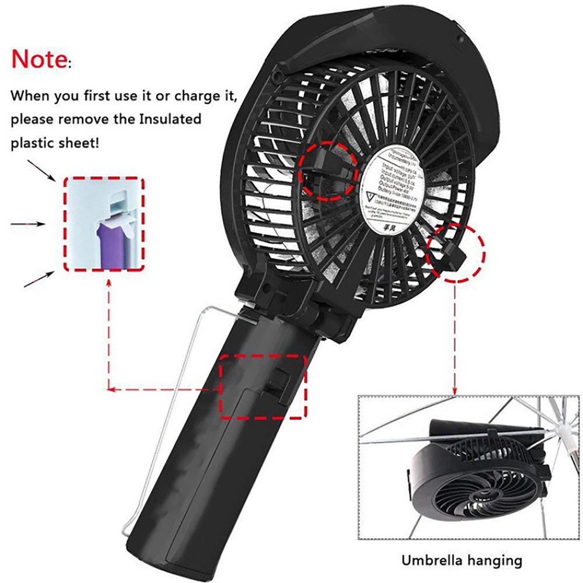 Portable Misting Fan 3