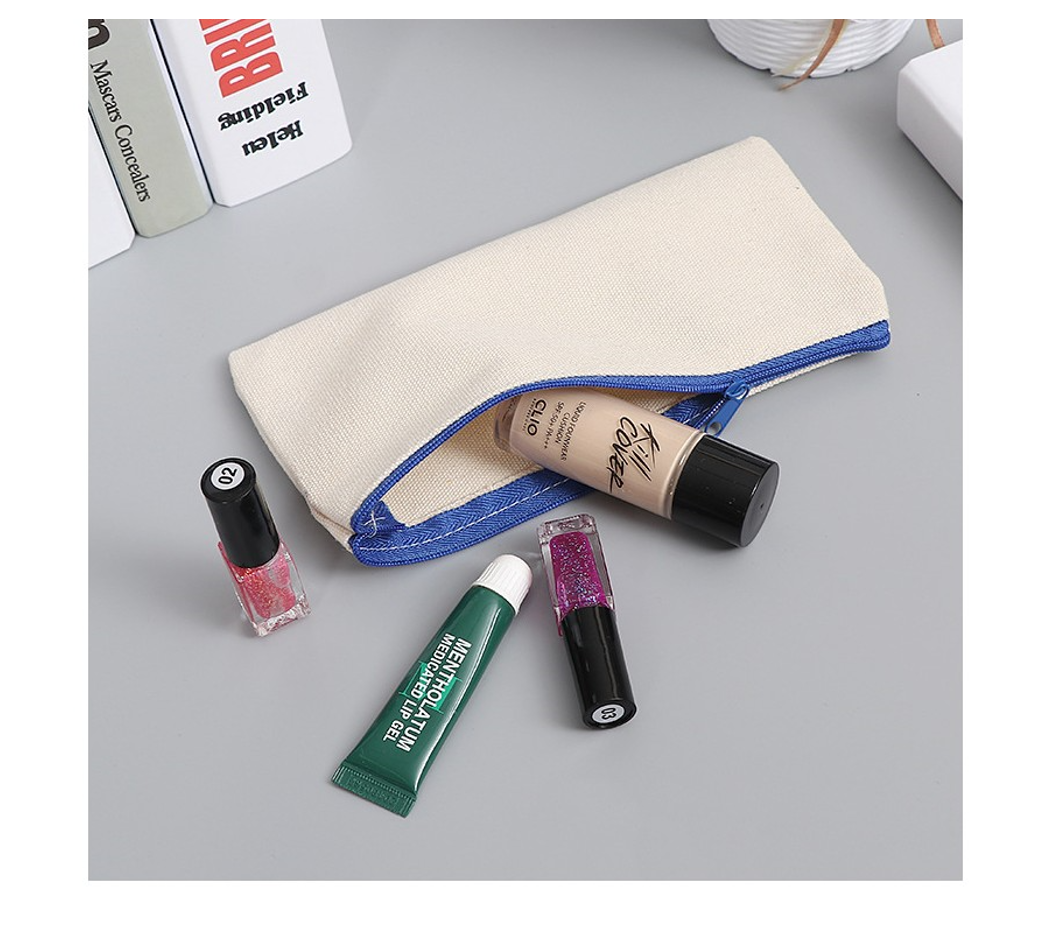Canvas Pencil Case Stationery Pouch 3