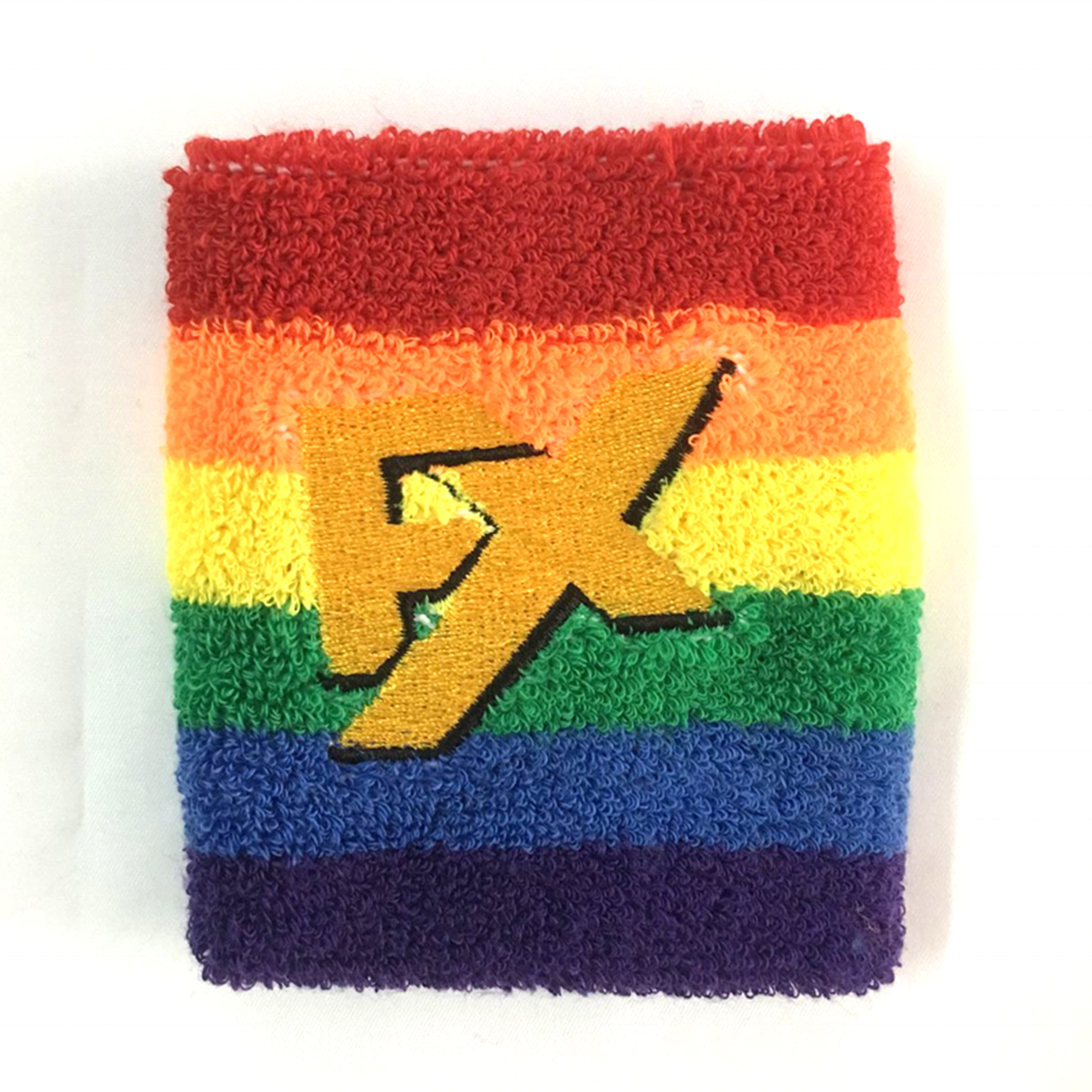 Stripes Rainbow Wrist Band 6