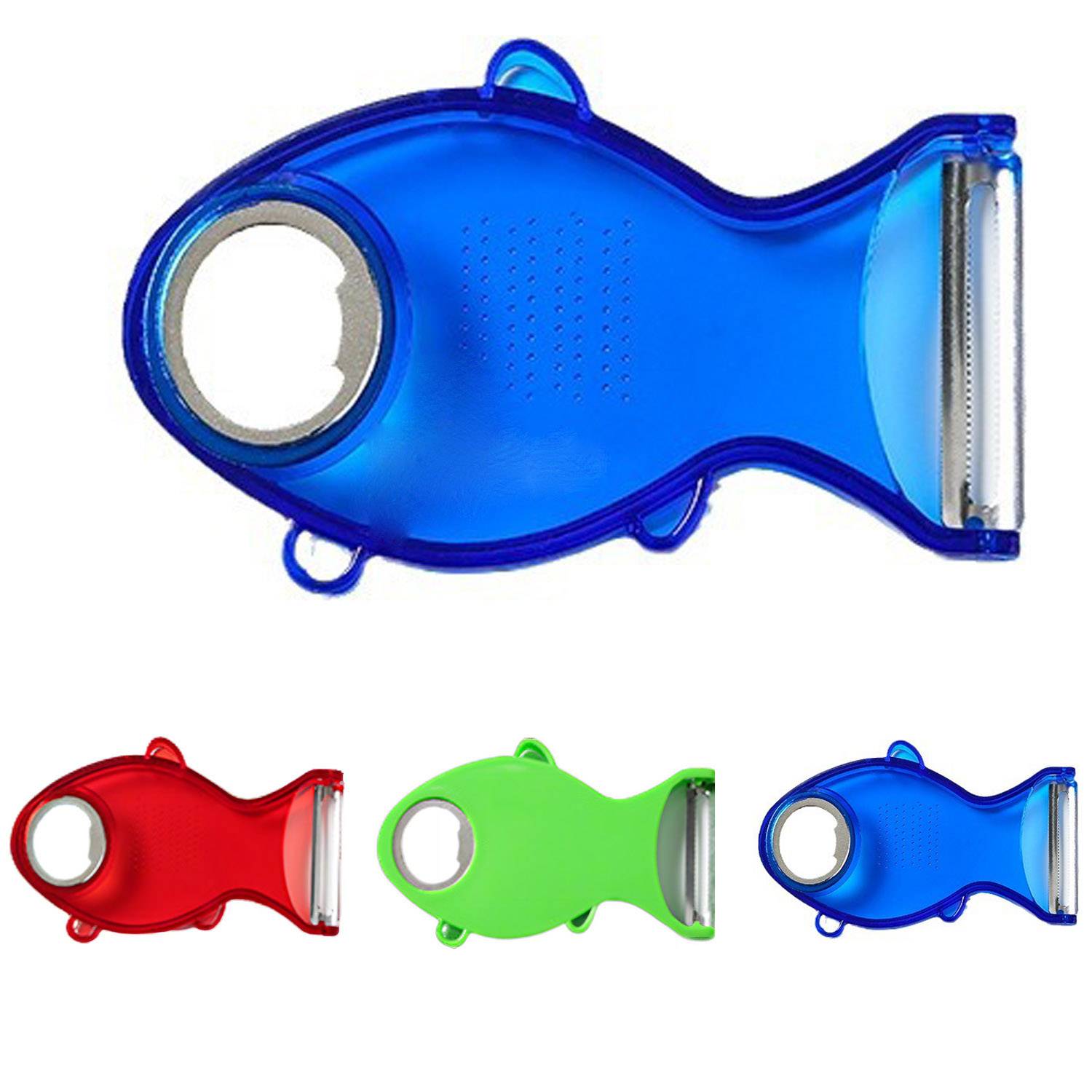 Plastic Fish Shaped Peeler Bottle Opener 4