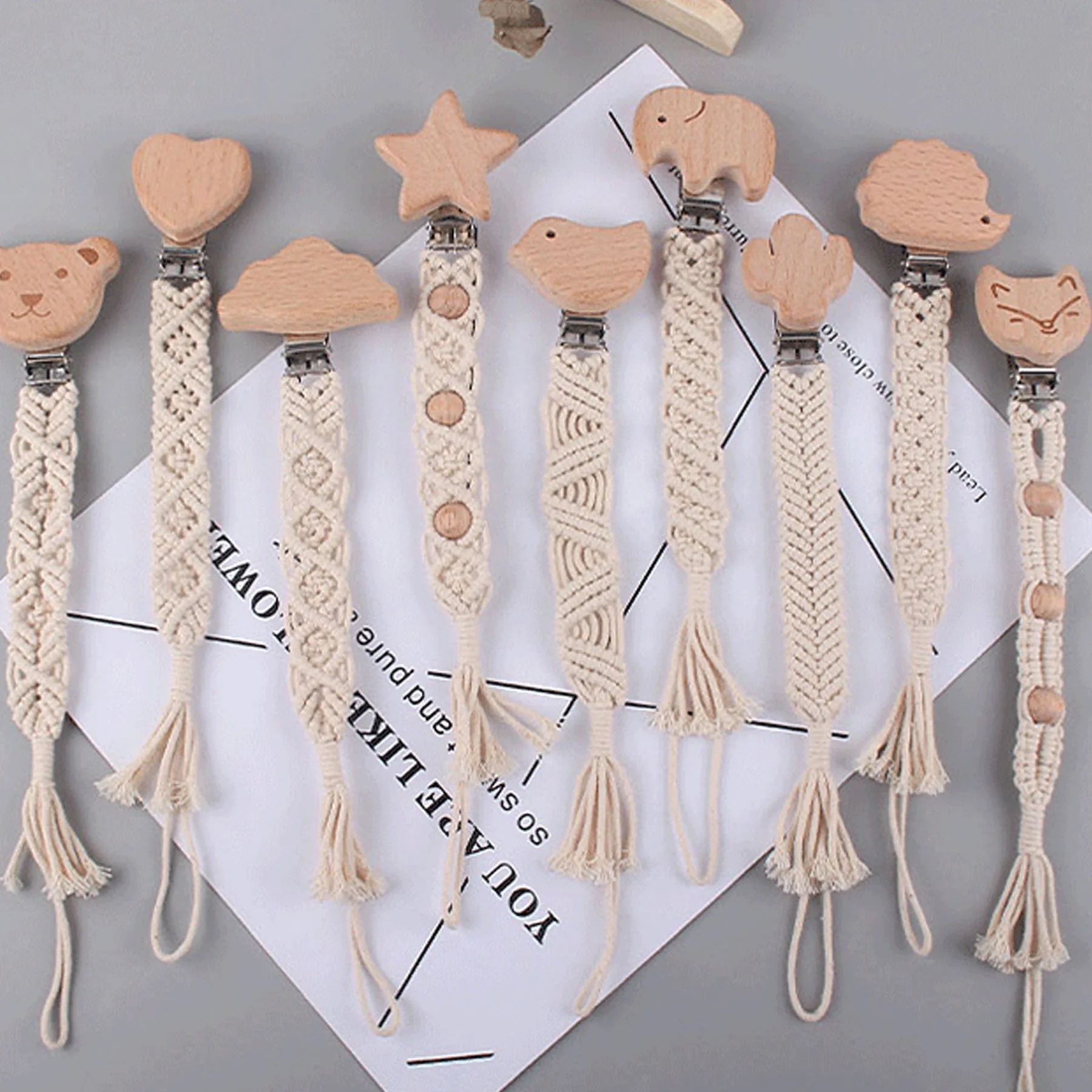 Hand Woven Pacifier Rope 3