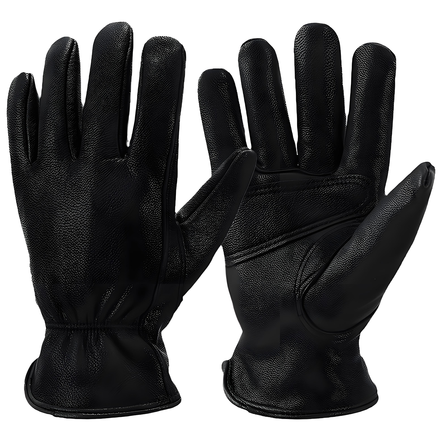 Retro Sheepskin Insulated Cotton Men's Cold-Proof Gloves 3