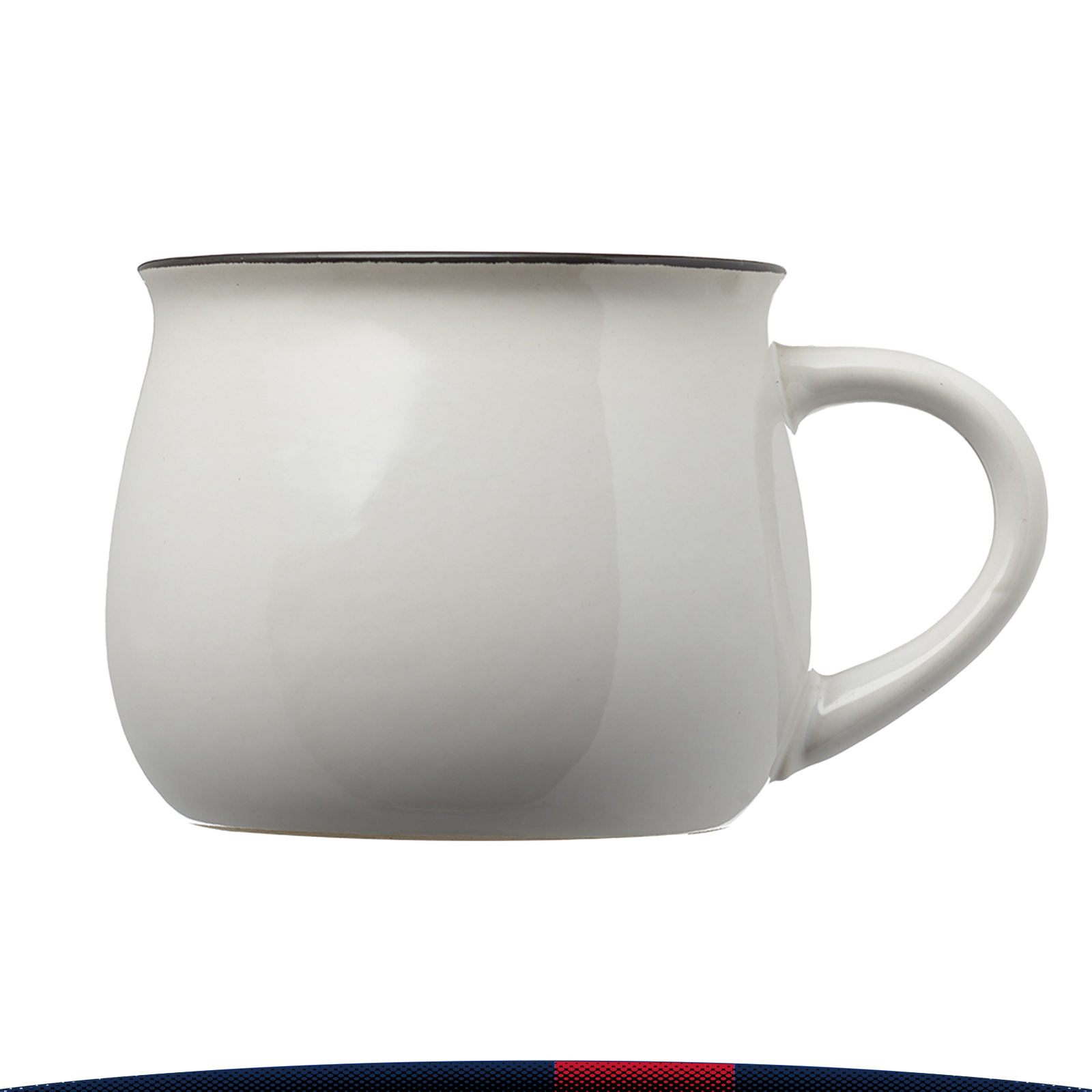 12 oz. Glimp Two Tone Pottery Mugs 6