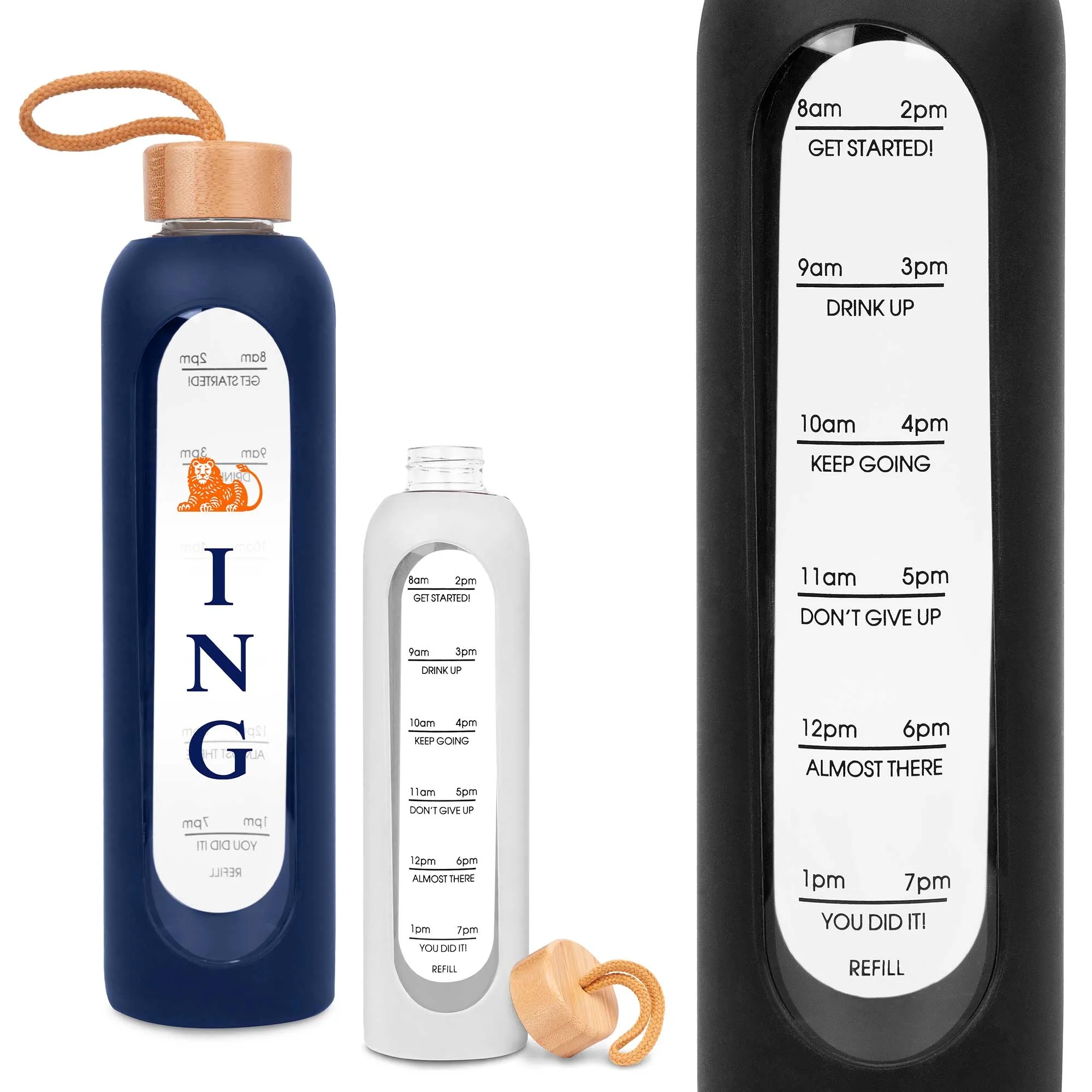 Arlo Glass Water Bottle 36oz. 2