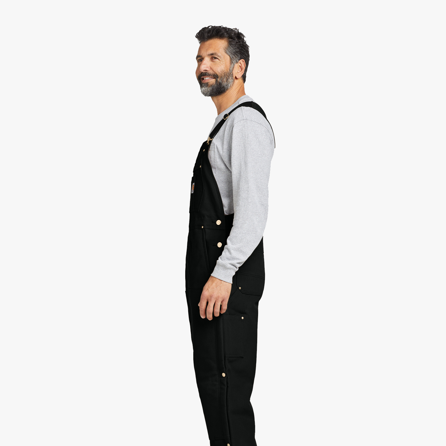 Carhartt® Firm Duck Insulated Bib Overalls 6