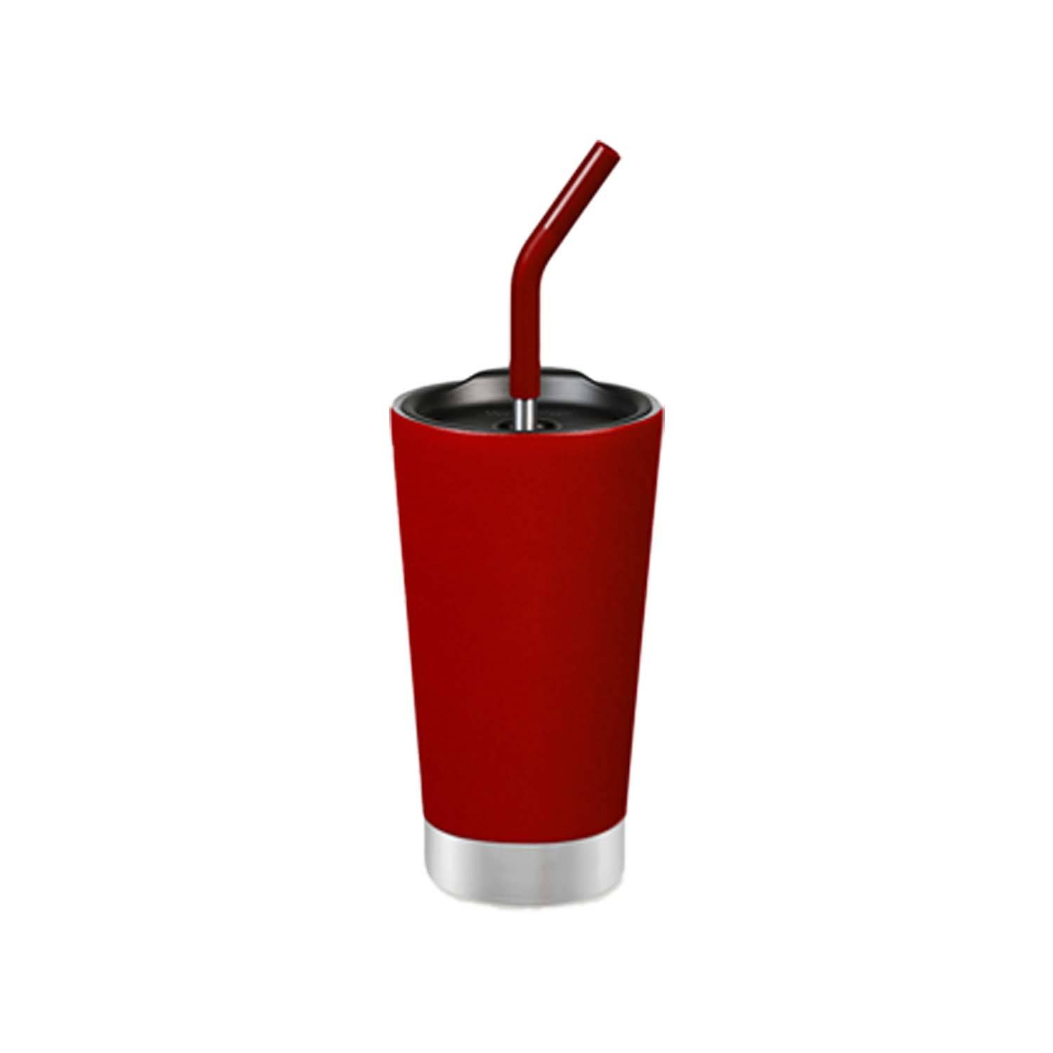 17OZ Stainless Steel Tumbler with Silicon Straw 7