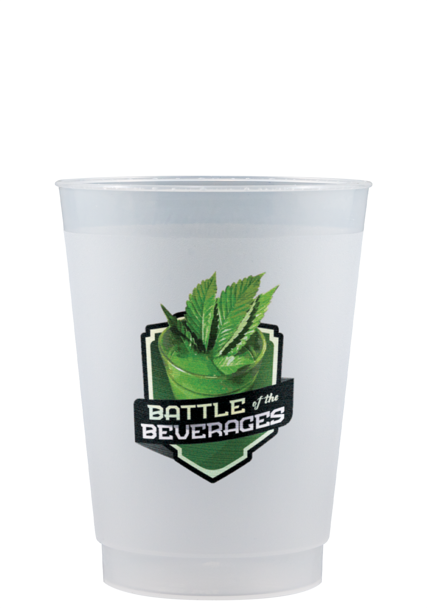 10 oz Frost-Flex Plastic Cup Frosted Digital Print 2