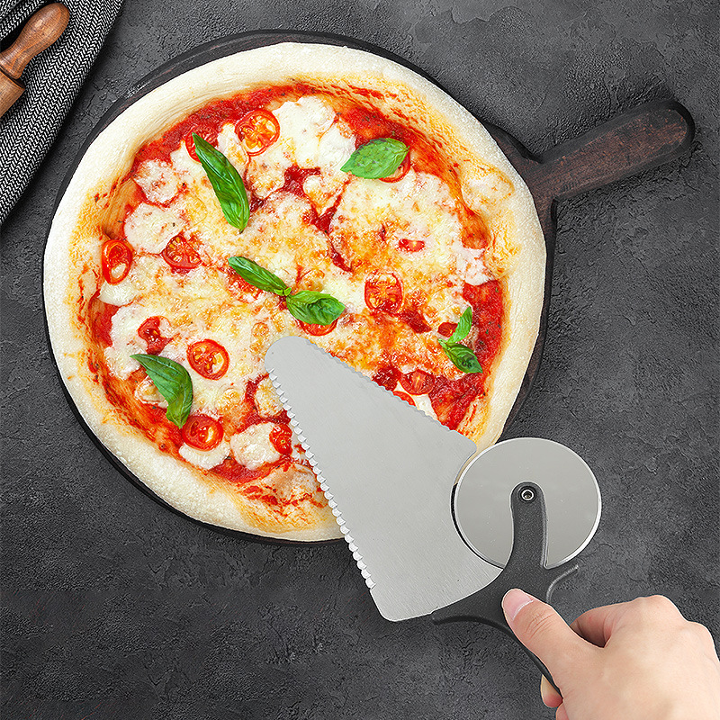 2 in 1 Pizza Cutter With Stainless Steel Blade 2