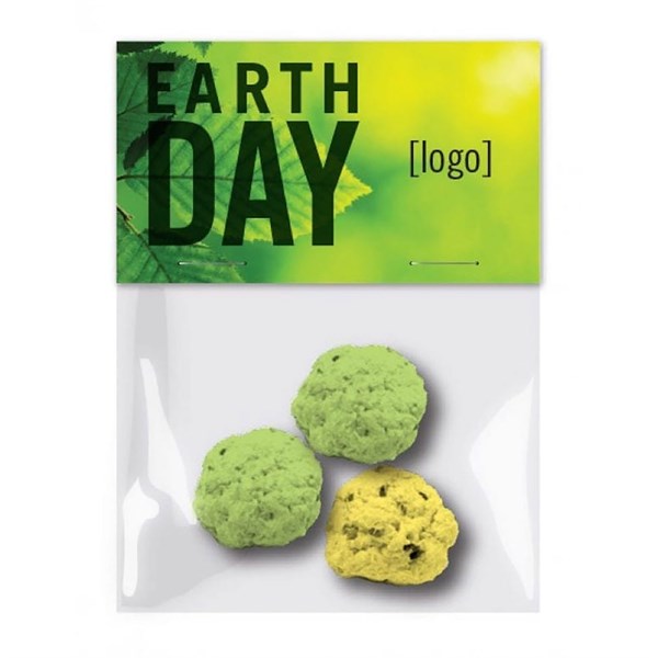 Earth Day Seed Paper Bomb Cello, 3 Pack 13