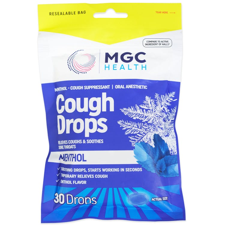 Cough Drops - Menthol 30 Count