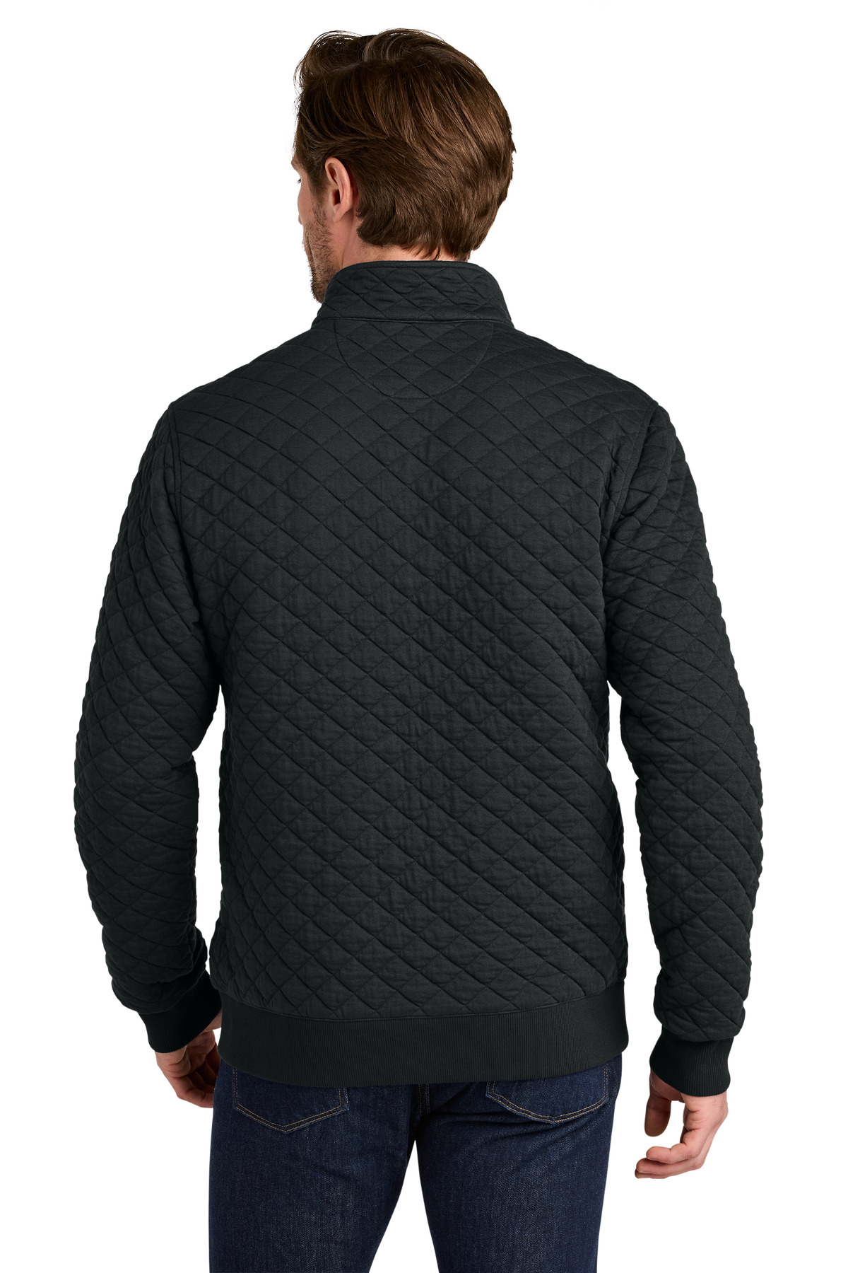 Brooks Brothers Diamond Quilt 1/4-Zip BB18212 1