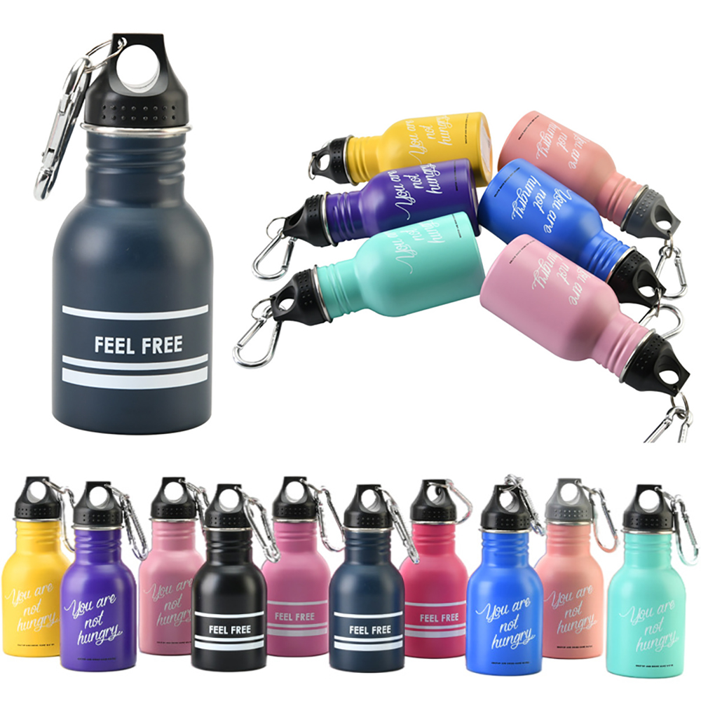12 Oz. Stainless Steel Sports Bottles w/ Carabiner 4