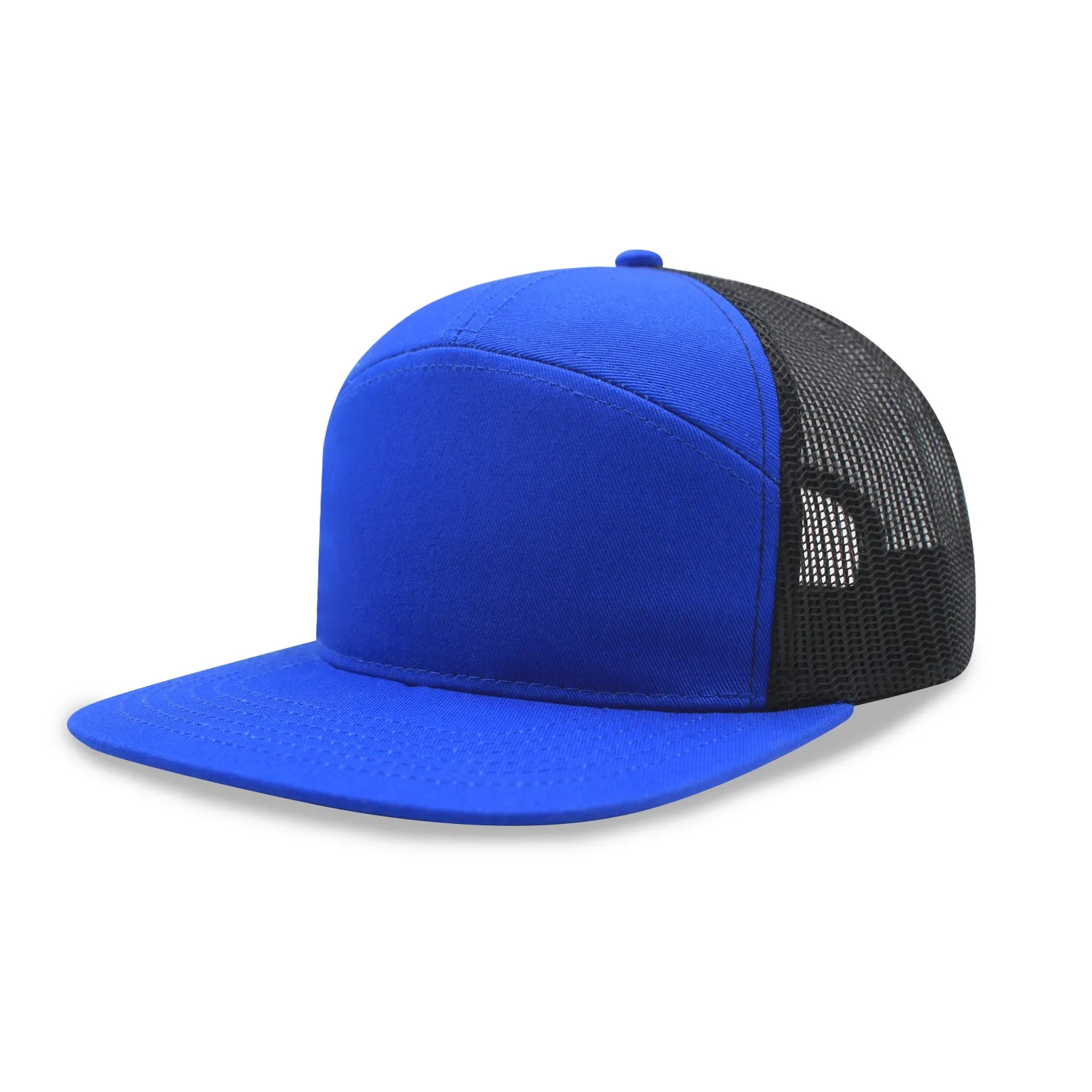 7 panel Hybrid trucker cap