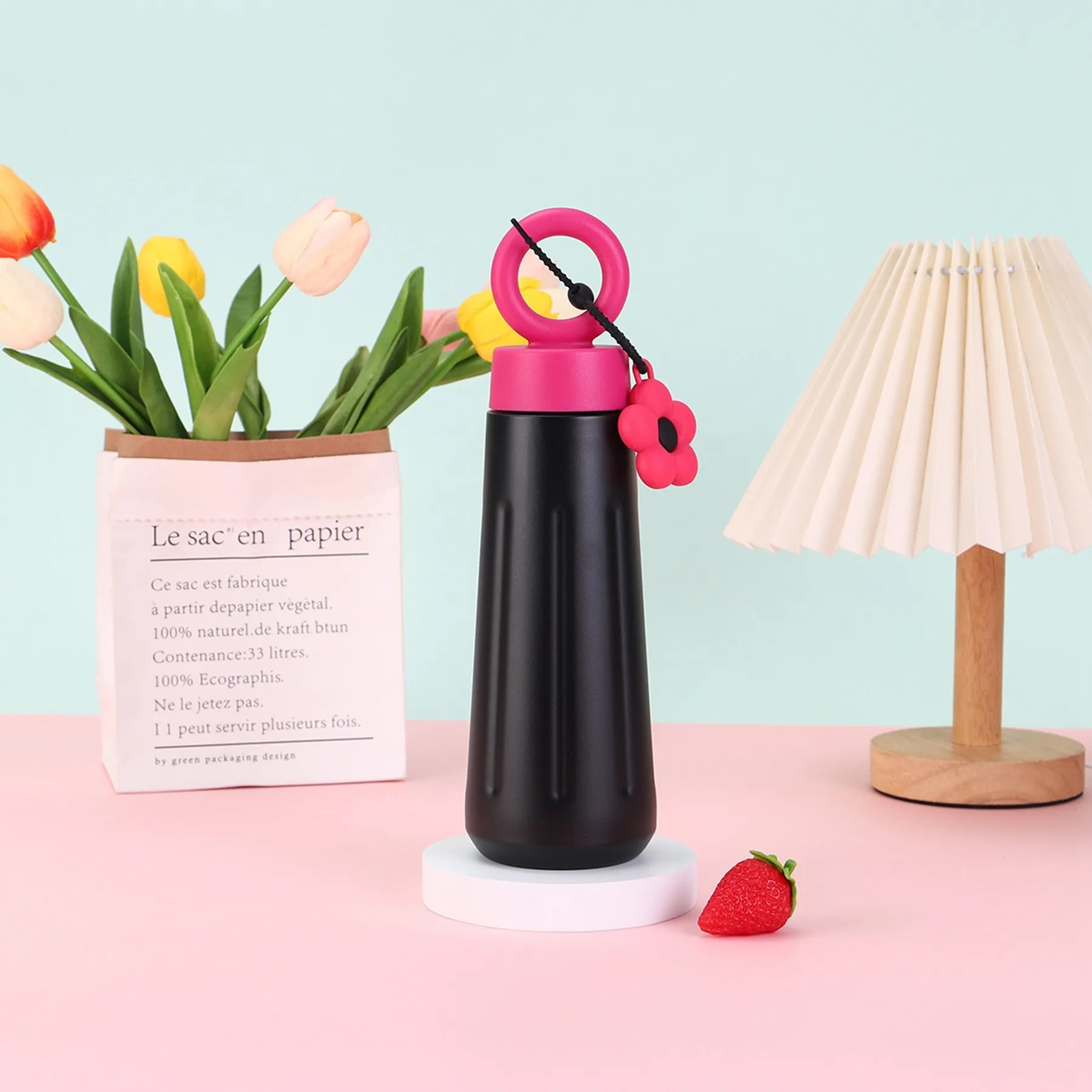 15 Oz. Petal Style Vacuum Stainless Steel Thermos Cup 10
