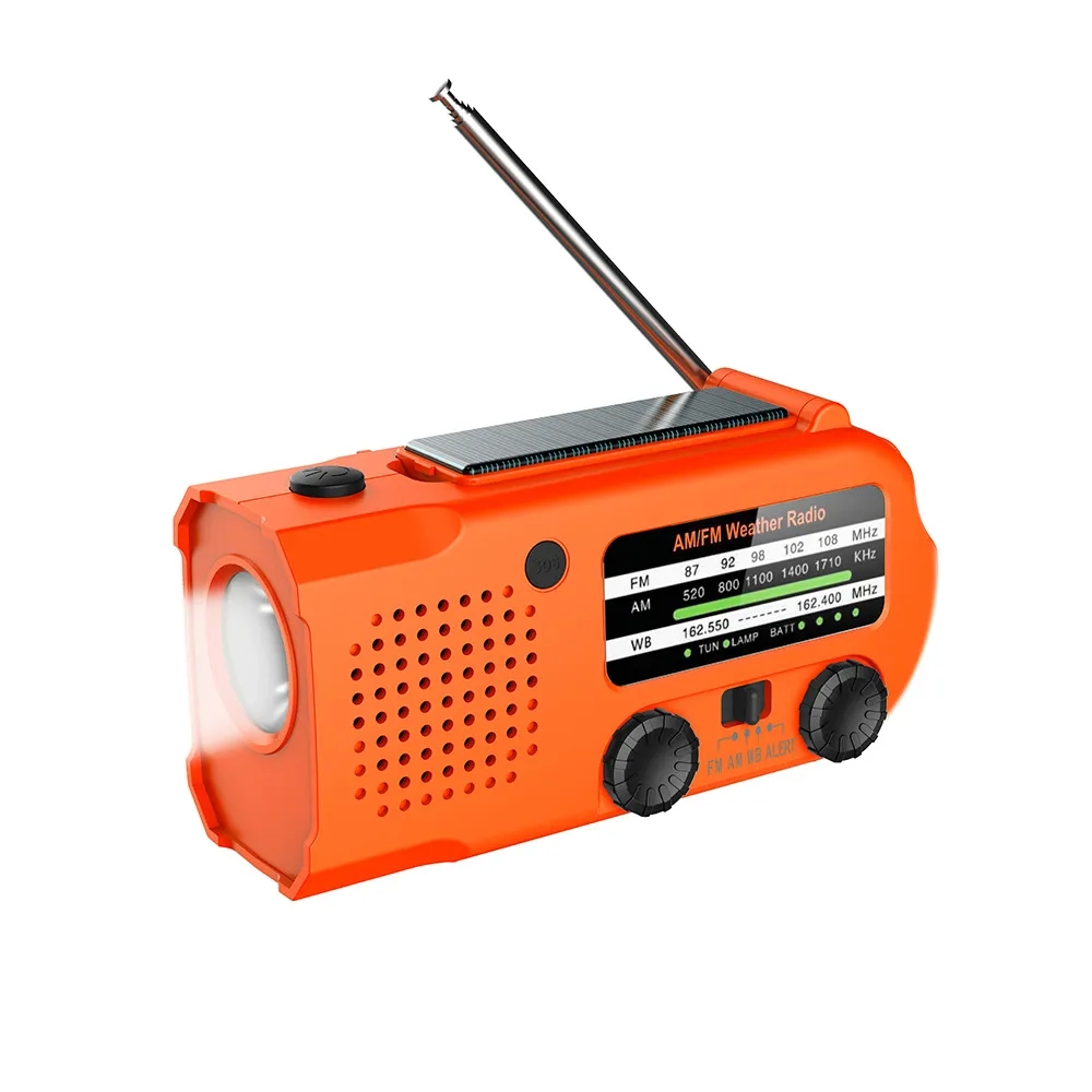 Emergency Radio Solar Hand Crank Flashlight 2