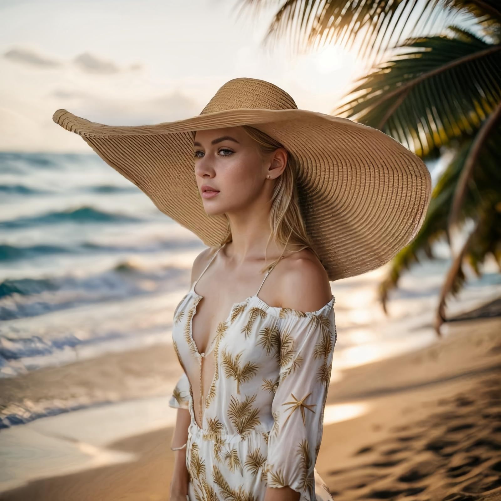 Oversized Straw Hat 2