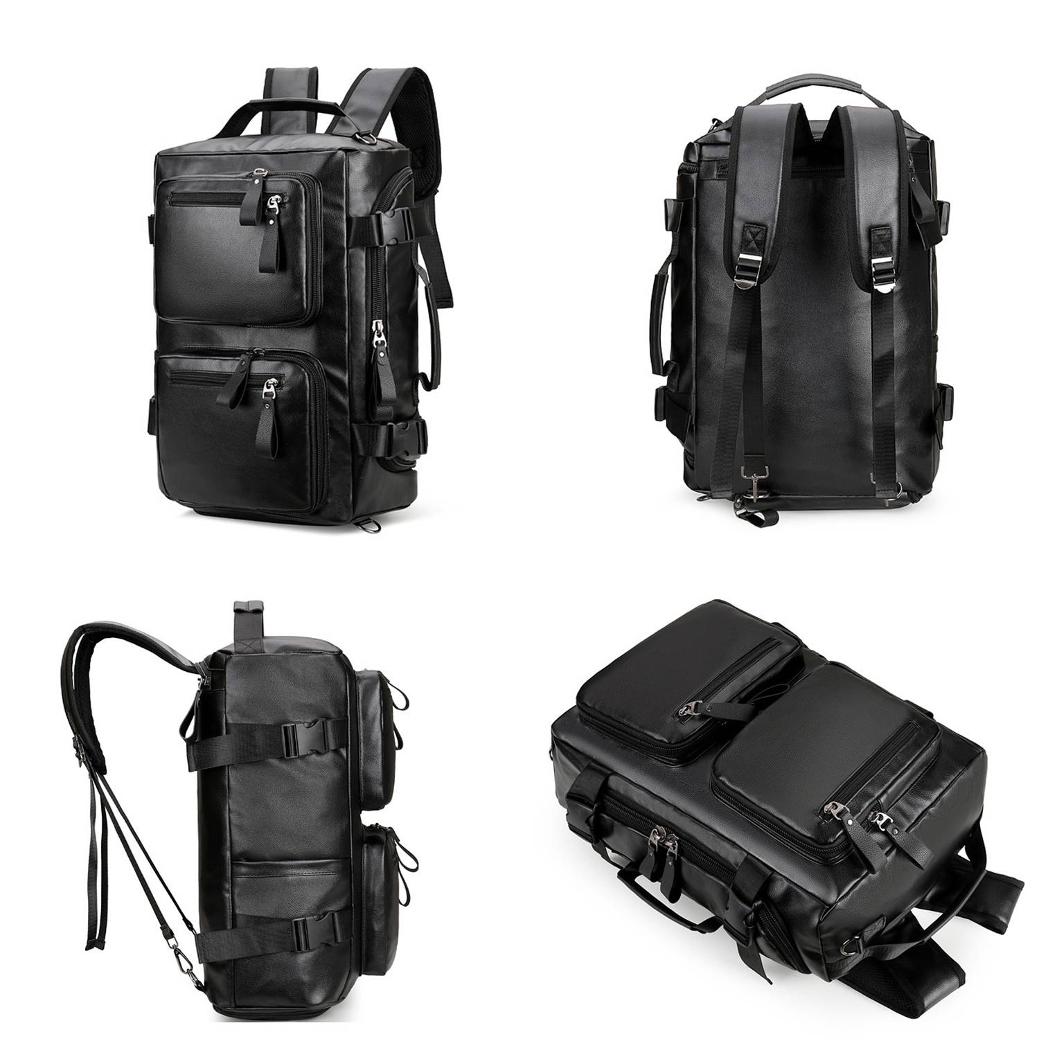 PU Leather Travel Backpack 1