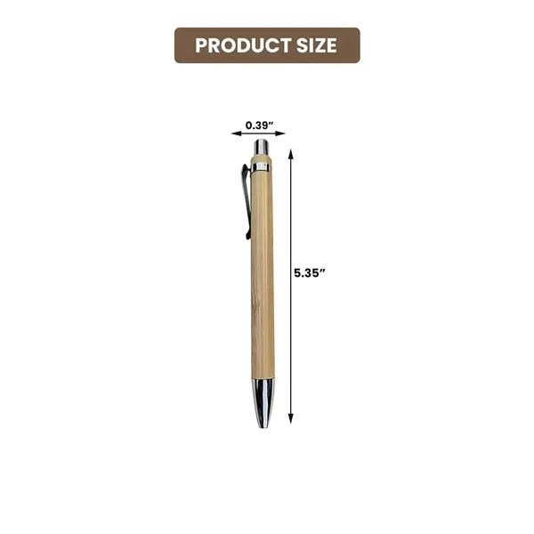 Portable Bamboo Ballpoint - Eco-Friendly Pen 3