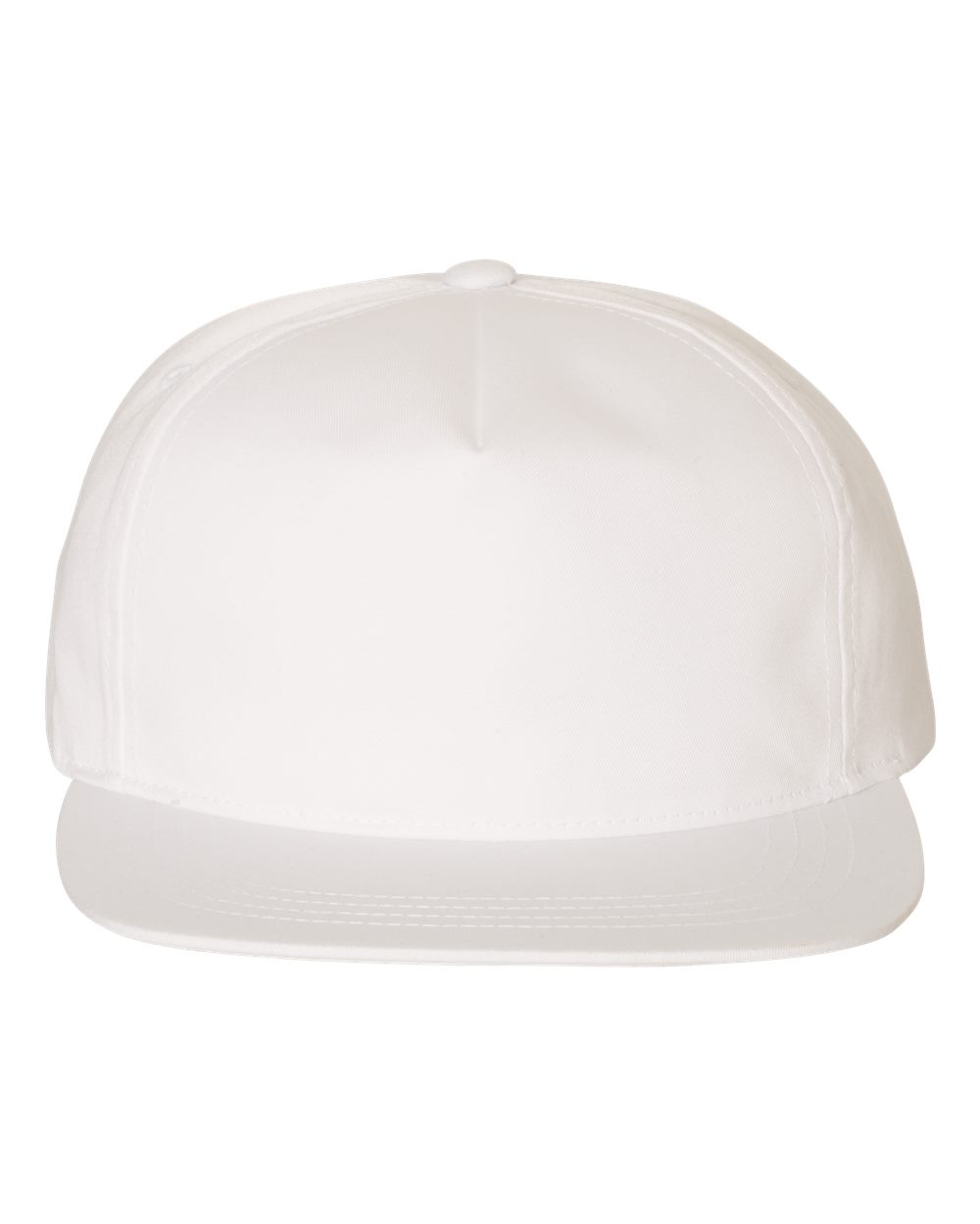 Lightly-Structured Five-Panel Snapback Cap - 6502 3