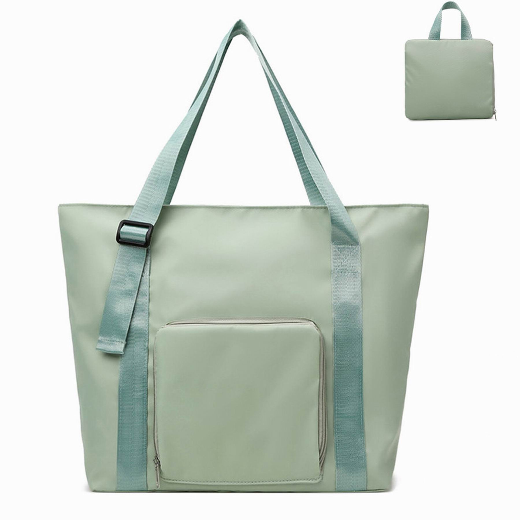 Womens Foldable Nylon Tote Bag For Gym And Travel 2