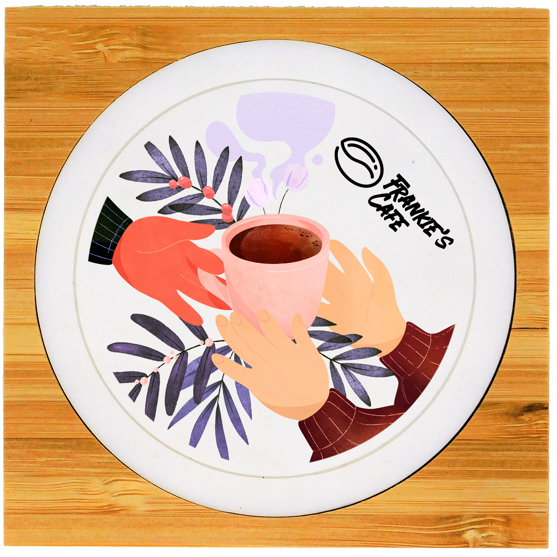 Spectrum Bamboo Coaster (Single) 4