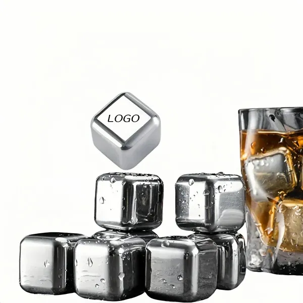 Stainless Steel Ice Cubes with Chill Drinks Without Dilution 6