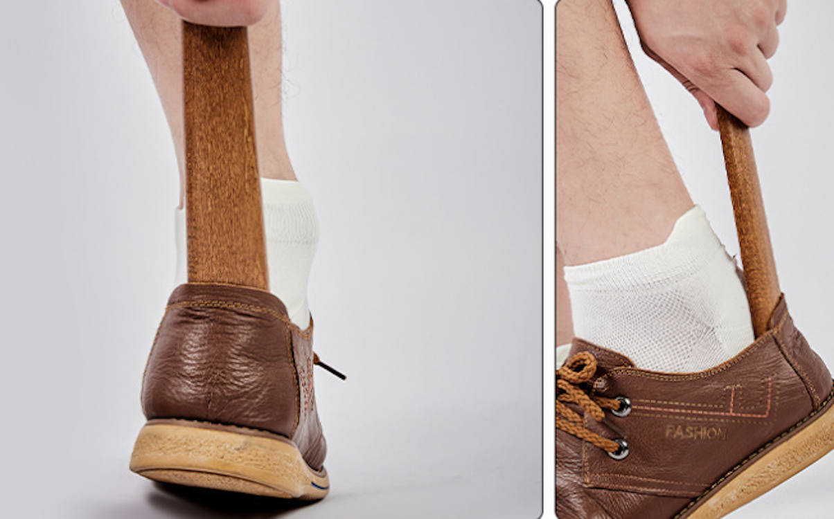 Portable Wooden shoehorn 3