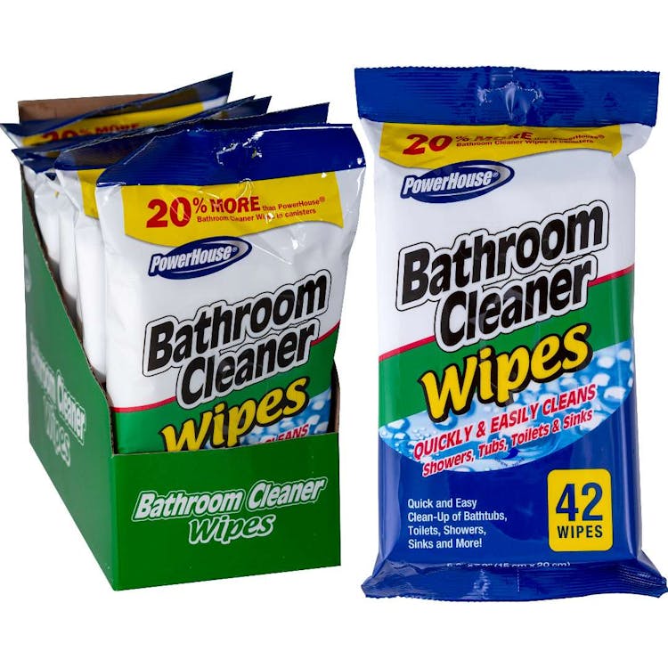 Bathroom Cleaner Wipes 42ct 2