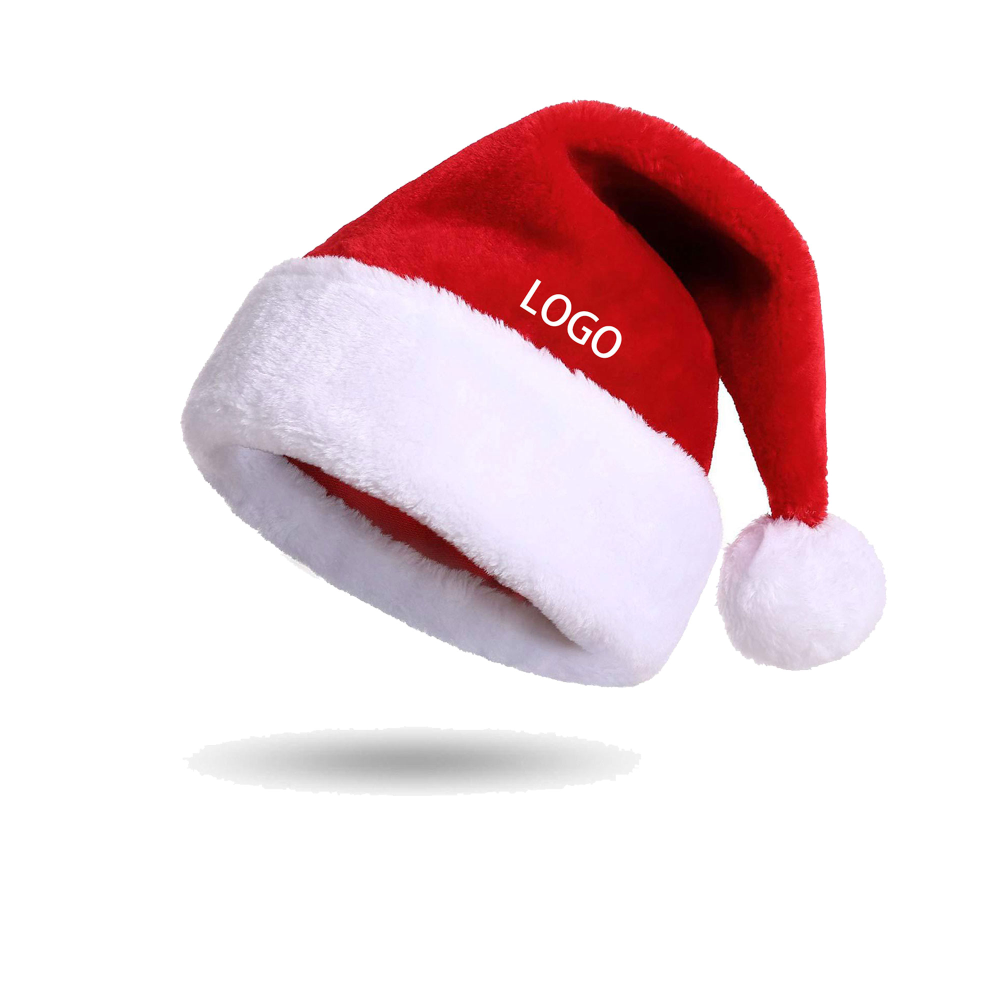 Deluxe Santa Claus Plush Hat 1