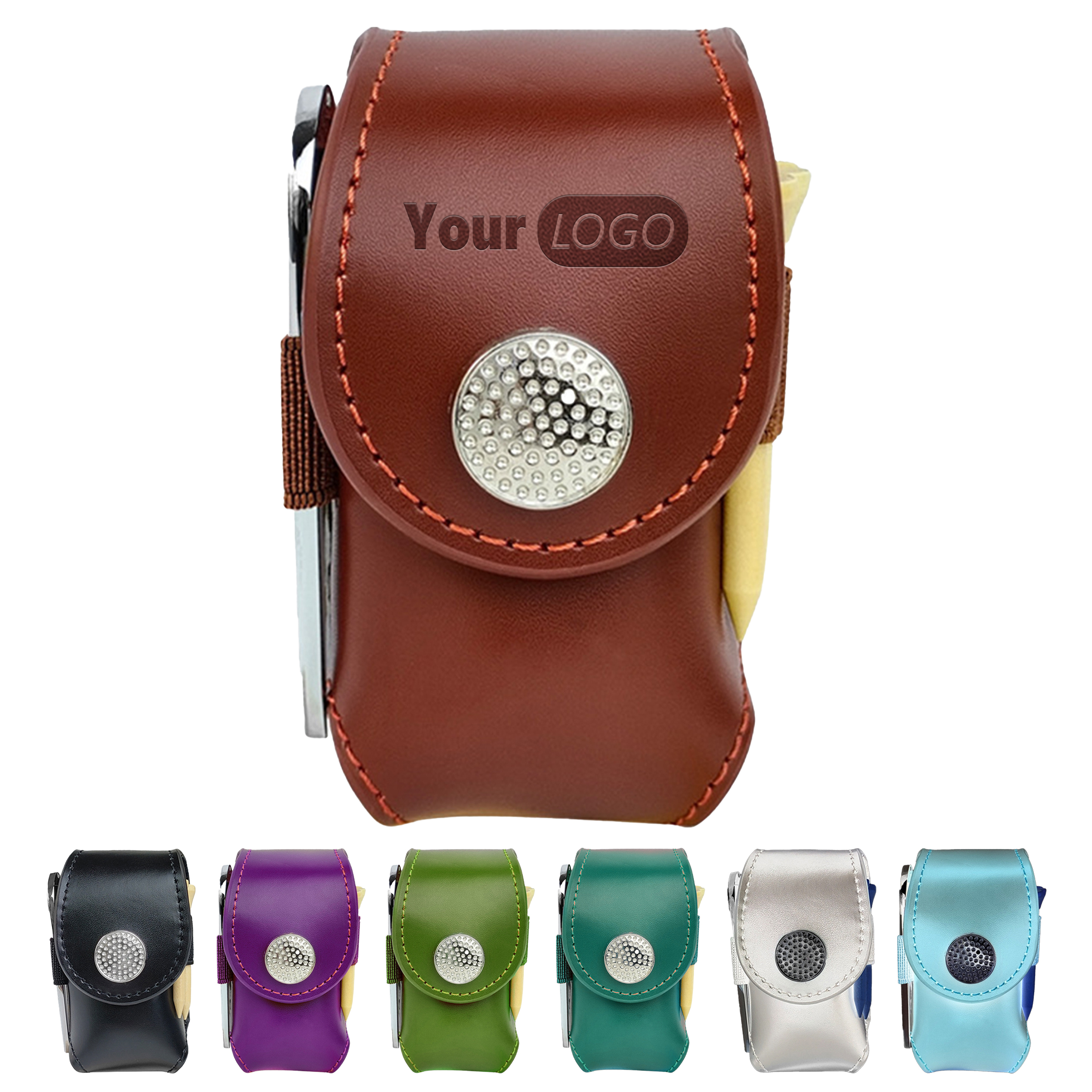 Leather Durable Golf Accessory Bag ?C Multi-Functional Design 3