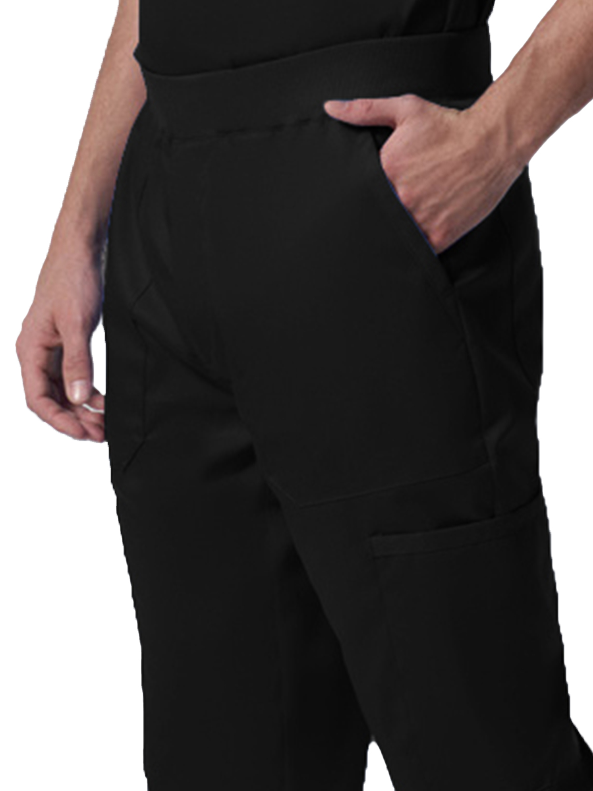 Landau - ProFlex - Men's Seven-Pocket Mid-Rise Rib-Knit Elastic Waist Jogger Pant 49