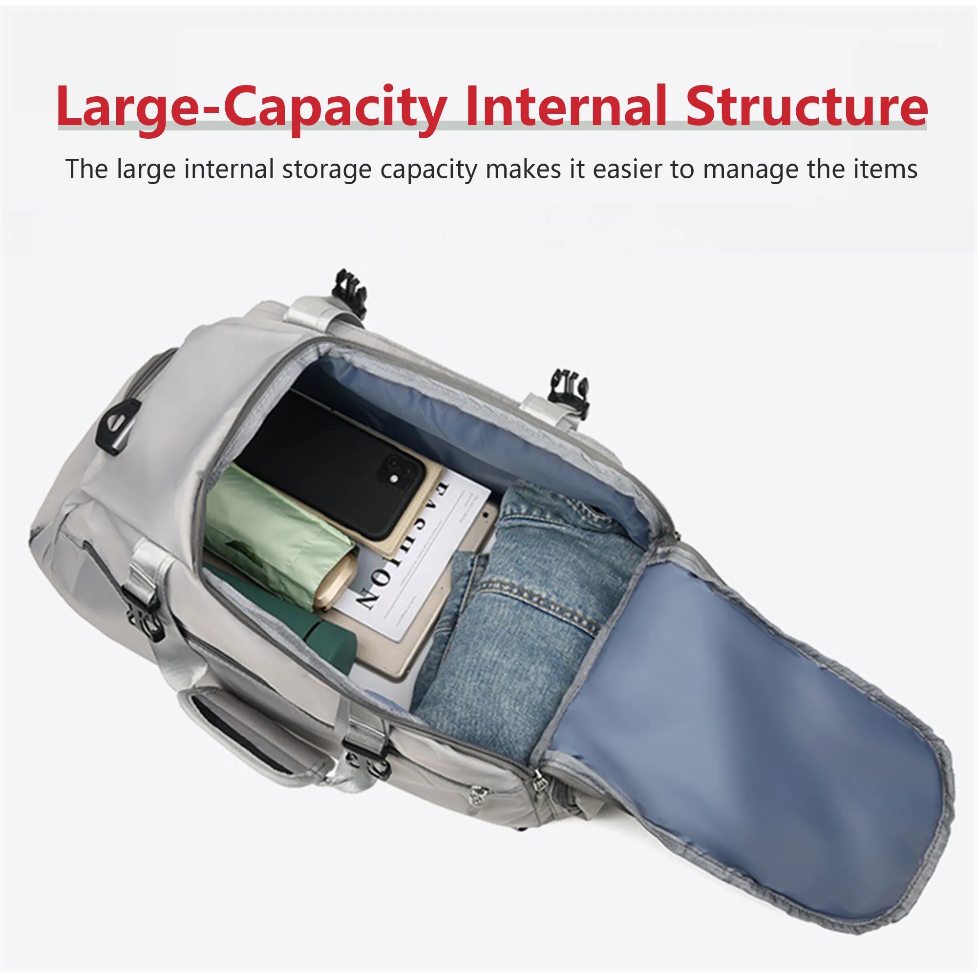 Dry-Wet Backpack With Shoe Compartment Free Shipping 2