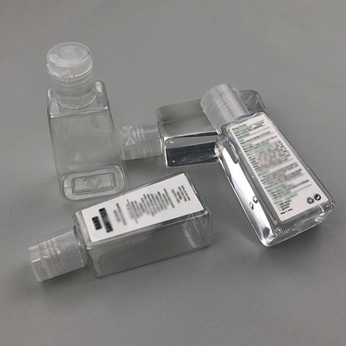 Empty Trapezium Hand Sanitizer Bottle 2