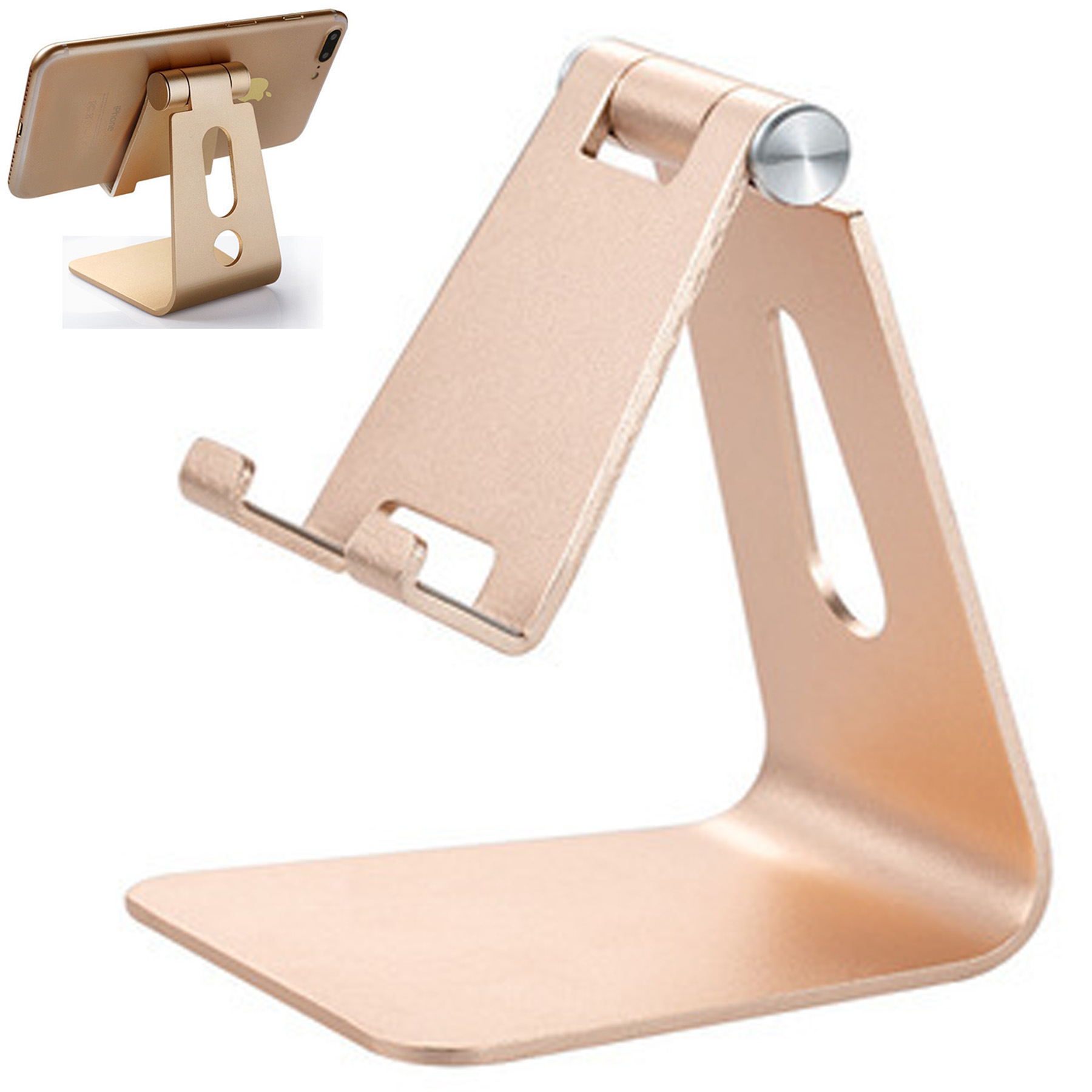 Collapsible Metal Desk Phone Holder 2
