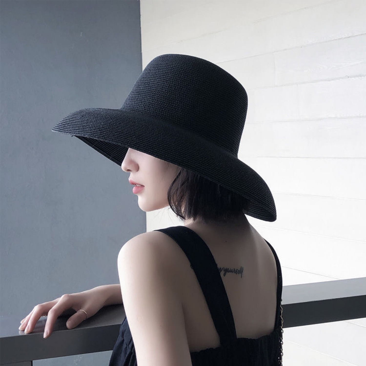 Summer Wide Brim Straw Sun Hat 3