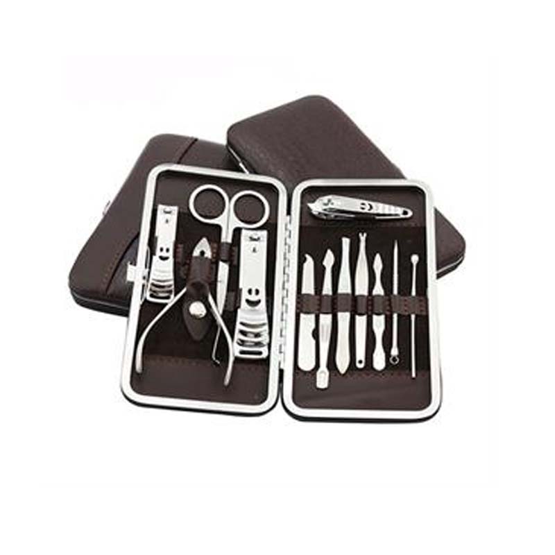High Stainless Steel Nail Clippers Sets w/ Portable Stylish Case 2
