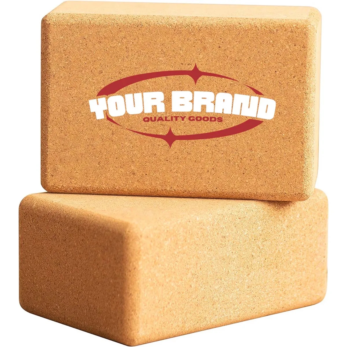 Custom Natural Cork Yoga Block for Men and Women 1